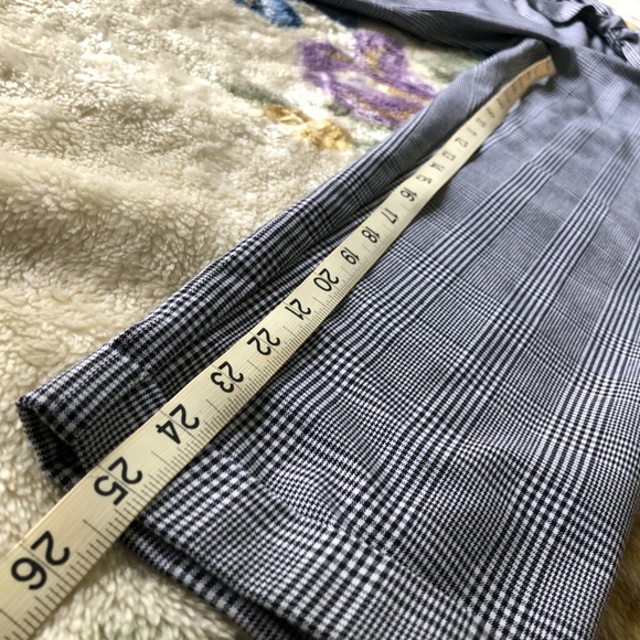Paperbag Highrise Self-tie Patterned Pants - Picture 8 of 9